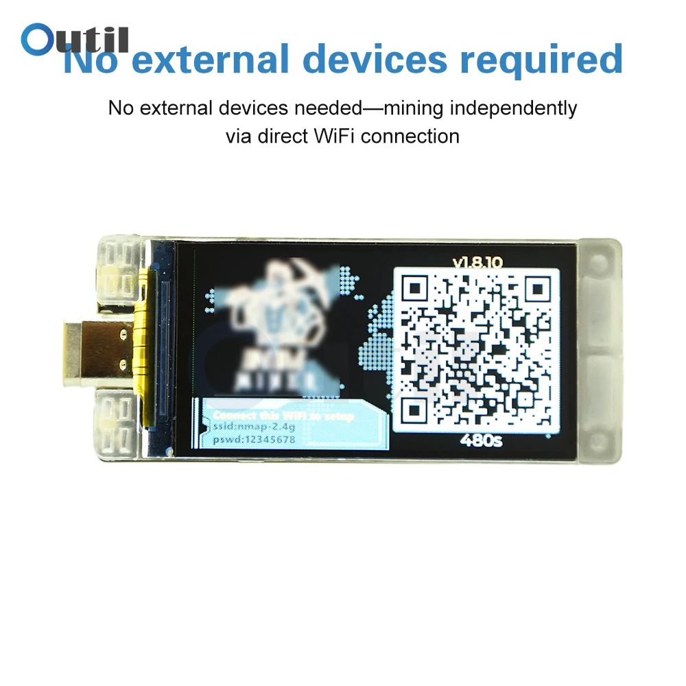 لوحة تطوير ESP32-S3R8 مع شاشة TFT WiFi BLE معدل التجزئة ثنائي الوضع 388 كيلو هرتز/ثانية وحدة التعدين #4