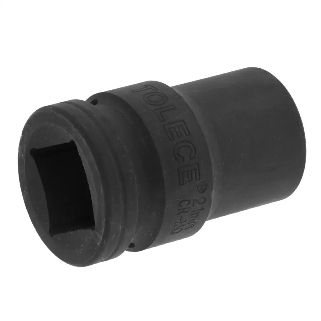 Heavy Duty 21mm Metric Impact Socket with 3/4 inch Drive, , Black