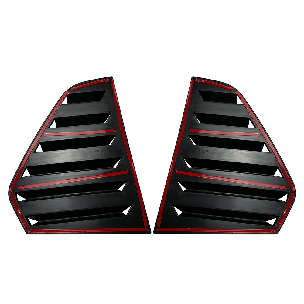 Car Rear Window Side Vent Shutter Louver Cover Decoration Trim For VW Golf 8 MK8 TSI TDI  GTD GTE R R-Line 2020 2021 2022