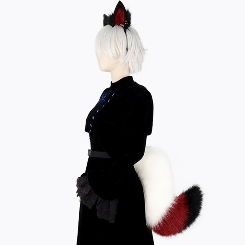 Phụ kiện cosplay 39BB Cosplay Set Faux Bông tóc và đuôi cho sự kiện Halloween Party and Costume