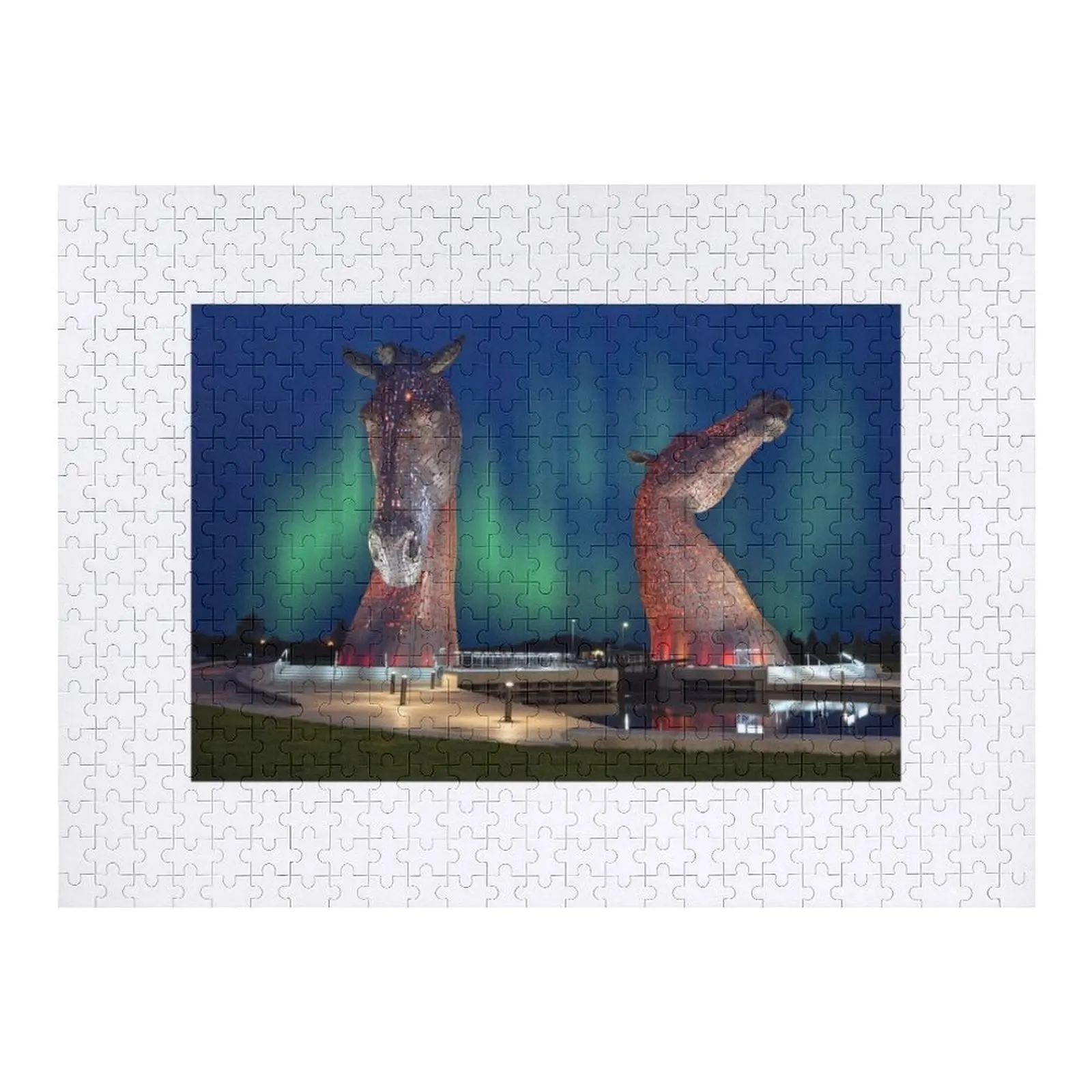 

The Kelpies Composite Jigsaw Puzzle Personalized Gift Married Picture Puzzle