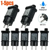 1/5pcs 220V-240V Transformer String Lights 6W 31V Low Voltage LED Timer Power Supply Power Adapter For String Lights Lawn Lamps