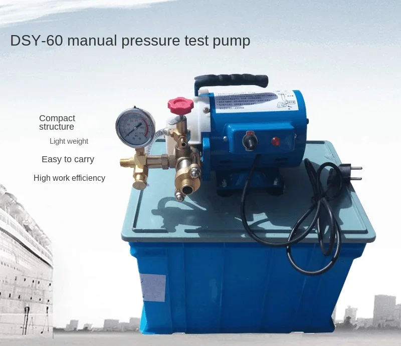 Portable Electric Hydraulic Test Pump PPR Water Pipe Test Press