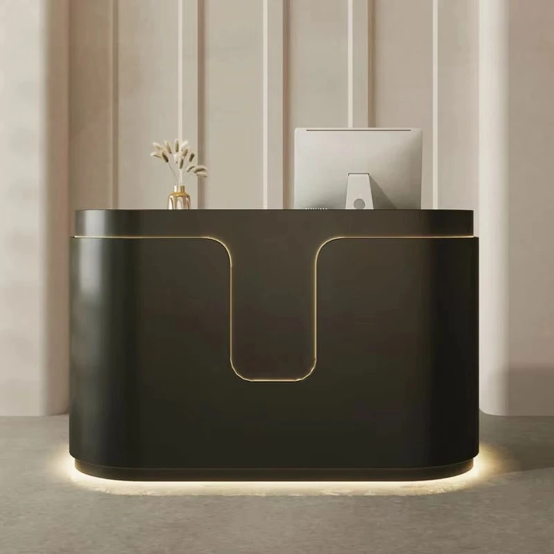 

Modern Minimalist Reception Desks for Small to Medium-Sized Companies Barbershops Beauty Salons Clothing Stores Cash Registers