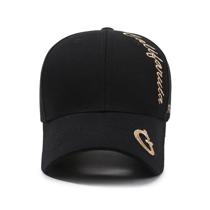 Korean Style Letter Embroidered Baseball Cap for Men Women Hip Hop Dad Hat Summer Outdoor Sun Hats Adjustable Golf Caps Gorras