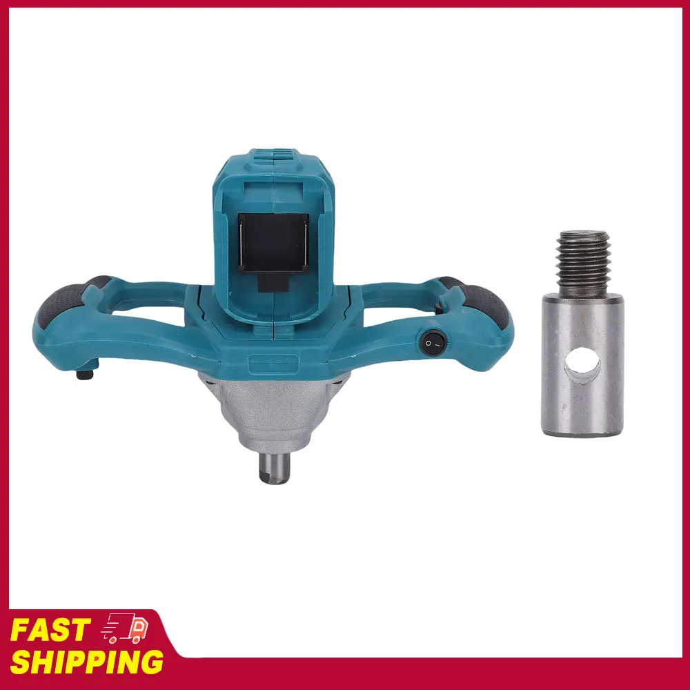 100-800RPM 6 Speed Adjustable 1200N.m Torsion Cordless Post Hole Digger Power Head Tool Electric Ground Drill Electric Ice Auger