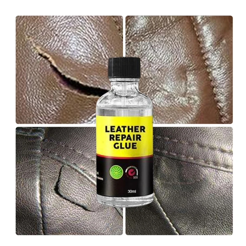 1/2PCS 50ml/30ml Car Leather Repair Glue Sofa Scratches Strong Glue Quickly Repair Tools for Bags Shoes Auto Leather Maintenance