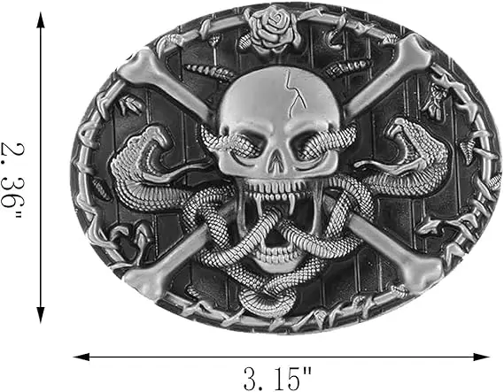 Native American men's novelty belt buckle Birthday party holiday gifts cowboy buckles