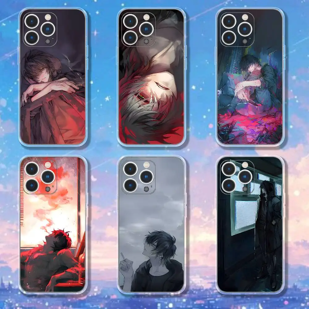 Towa Custodia per telefono a danno lento per iPhone 17,16,15,14,13,12,11 Pro,Max,Plus,X,XS,XR,SE4,E Mini Cover morbida trasparente