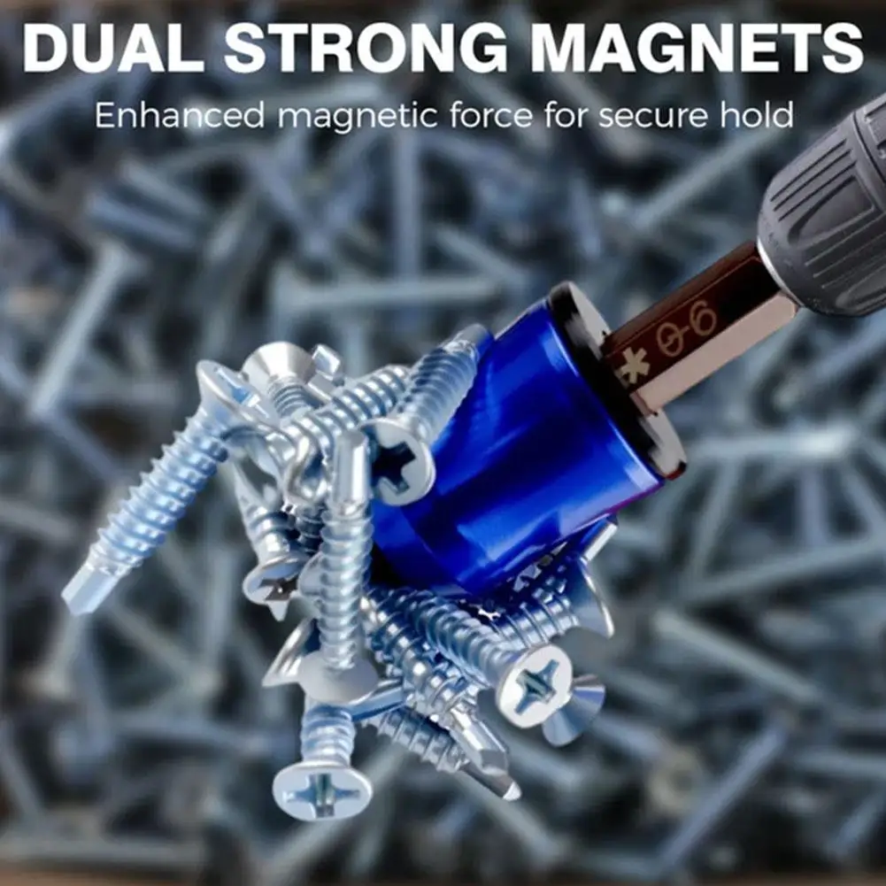 1pcs 3-in-1 Screwdriver Head Magnetic Strong Magnetic Screw Universal Magnetic Screw Bit For Hex Screwdriver