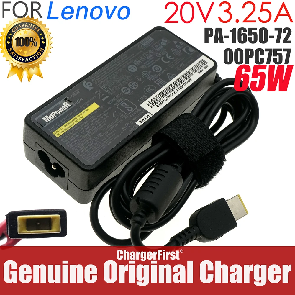 PA-1650-72 SA10J20149 54Y8964 20V 3.25A 65W AC Adapter for lenovo THINKPAD S431 S531 G500S G700 YOGA 3 4 Pro 11 PA-1650-37LC