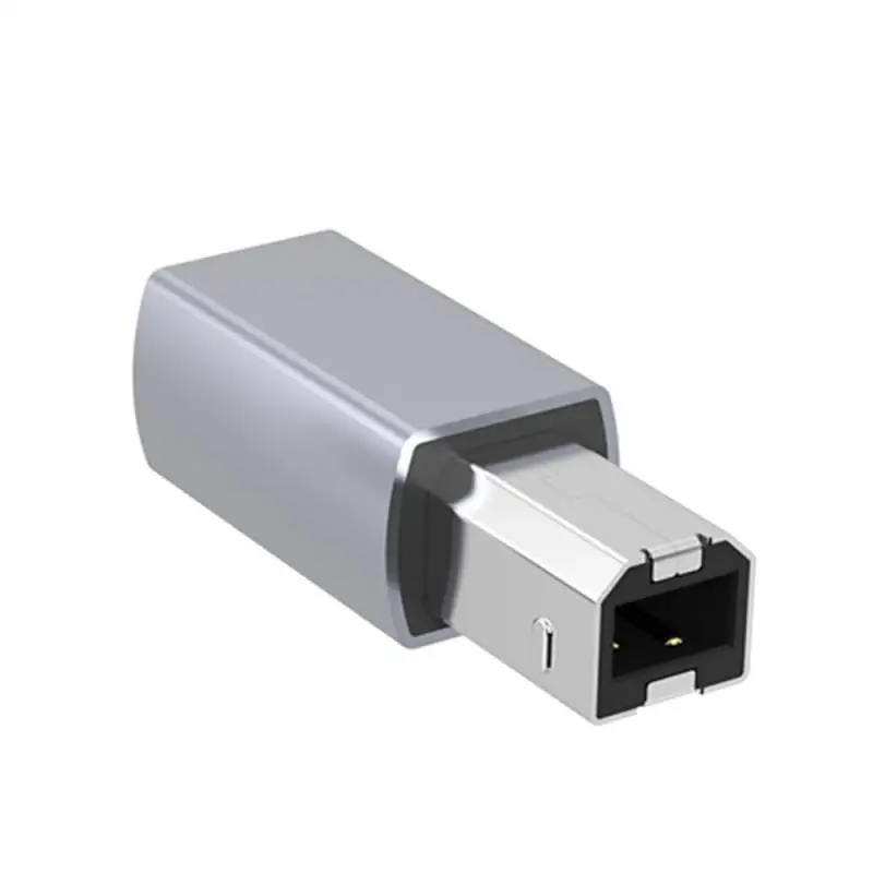 알루미늄 합금 쉘 유형-c 여성 USB BM 전자 오르간 프린터 어댑터 USBC 프린터에
