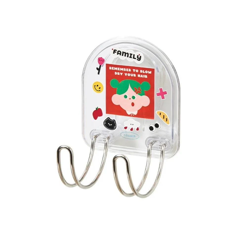 

Компактный держатель для фена на присоске, многофункциональная установка без клея, настенная полка для хранения без сверления