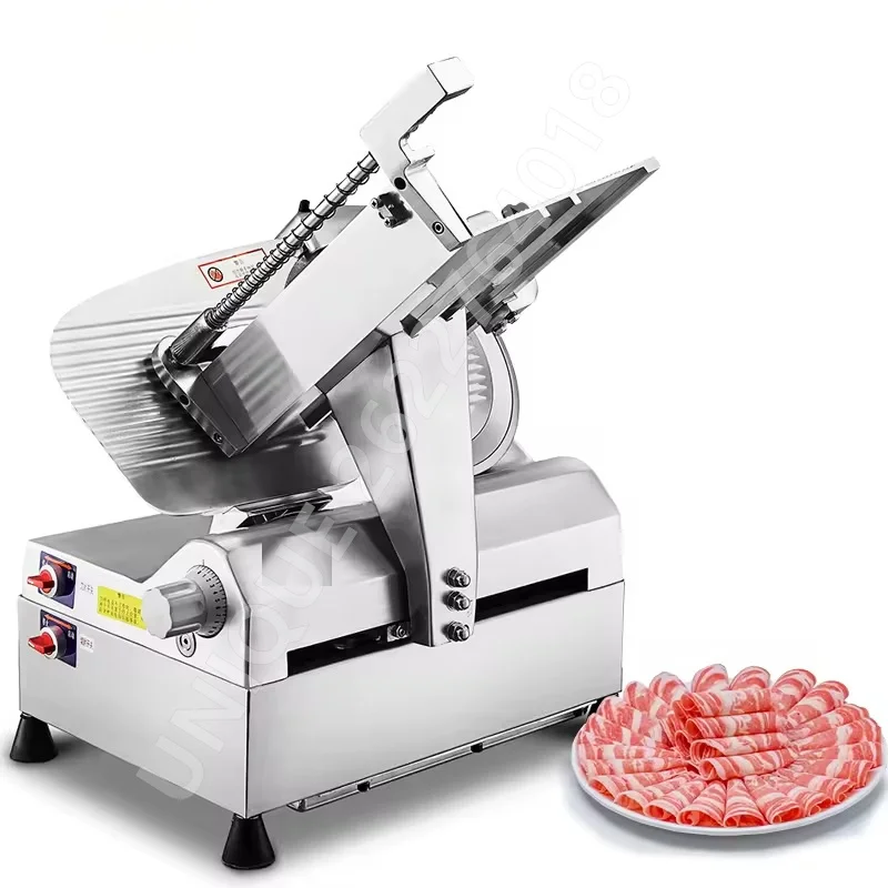 

Commercial Automatic Mini Electric Meat Slicer Mutton Rolls Vegetable Cutter Chopper Beef and Mutton Machine Bread Shredder