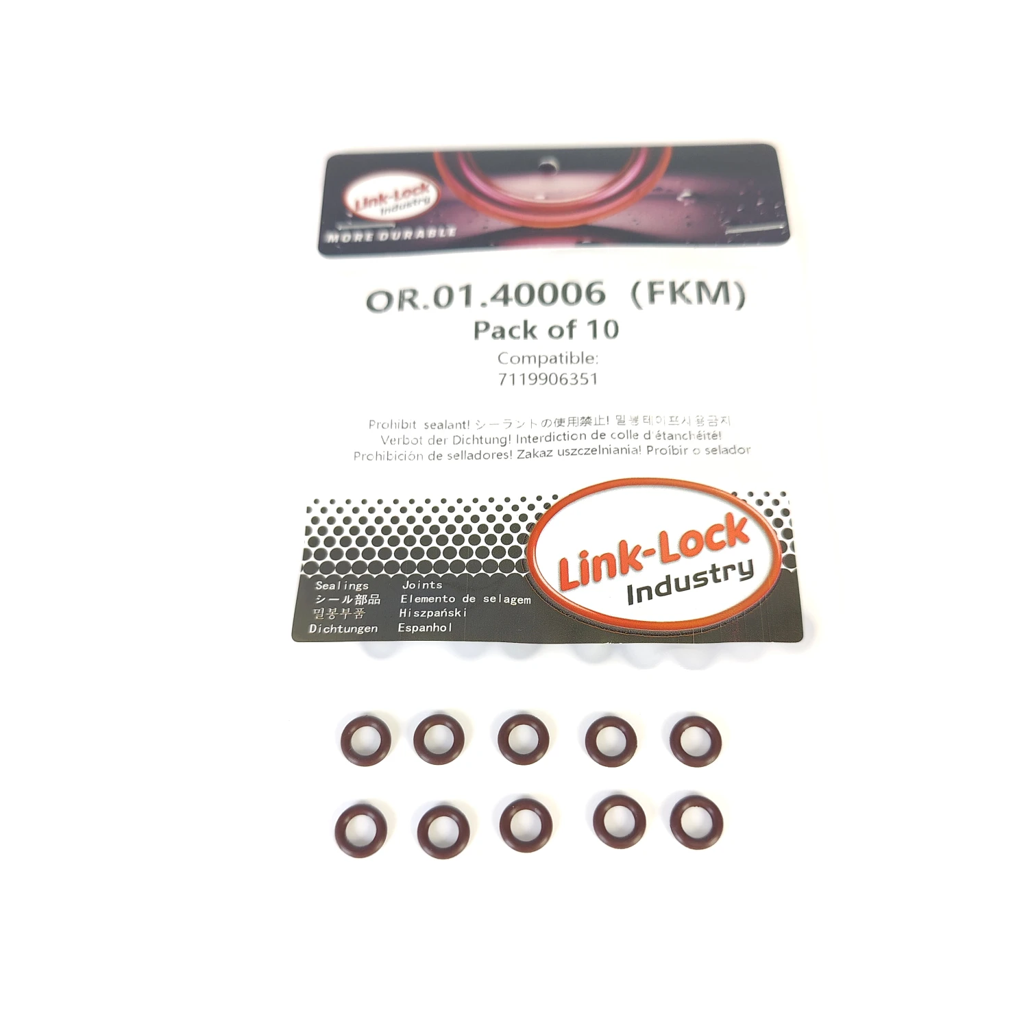 10PCS Fkm Viton OR.…