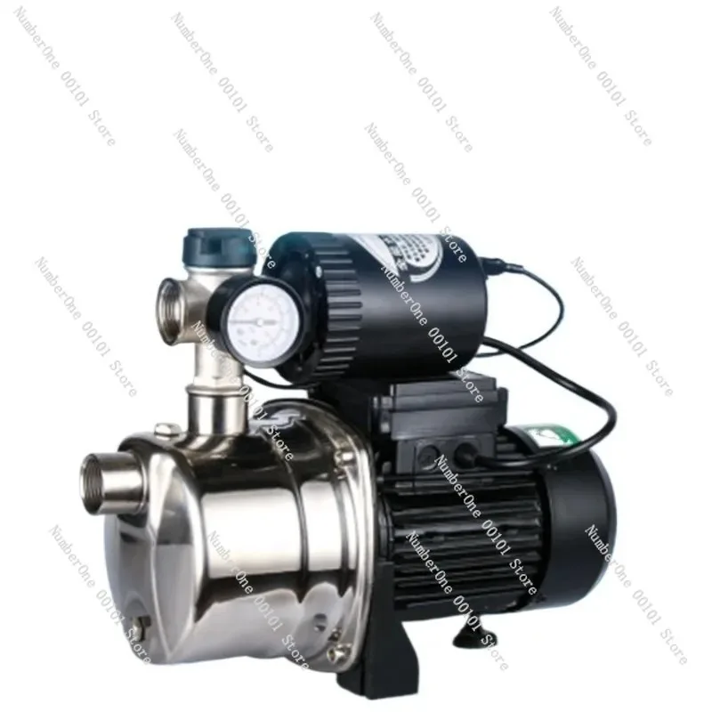 Stainless Steel Self-Priming Booster Pump, 220V Fully Automatic for Household Water Well & Garden
