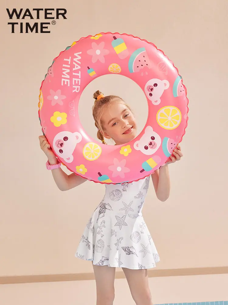 WaterTime/ Thickened Children's Swimming Ring, Anti-Side-Falling Life Ring, Suitable for Beginners in Swimming, Underarm Wearing