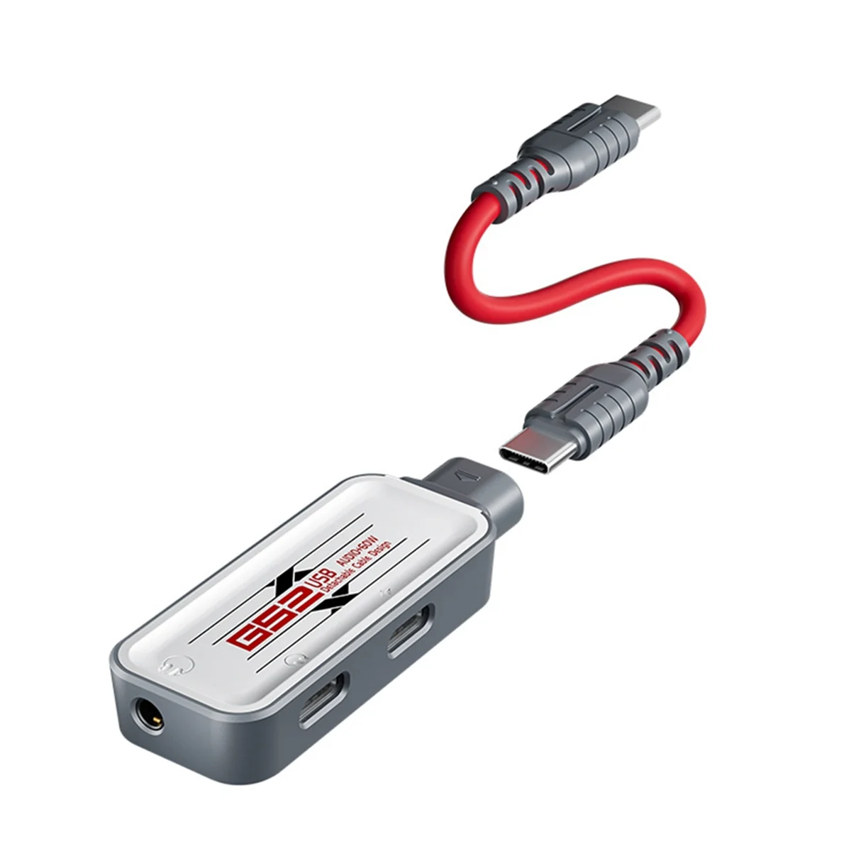 PLEXTONE GS2 3 w 1 Adapter do tabletu z telefonem komórkowym 60 W Szybkie ładowanie i wyjście audio Interfejs typu C Stacja dokująca do gier