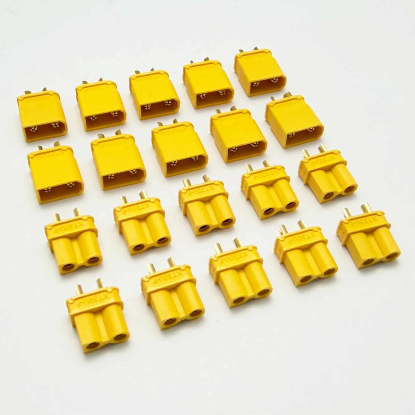 10Pcs XT30U XT30 Connector Male Female Bullet Banana Connectors Plug For RC FPV Lipo Battery RC Quadcopter ESC
