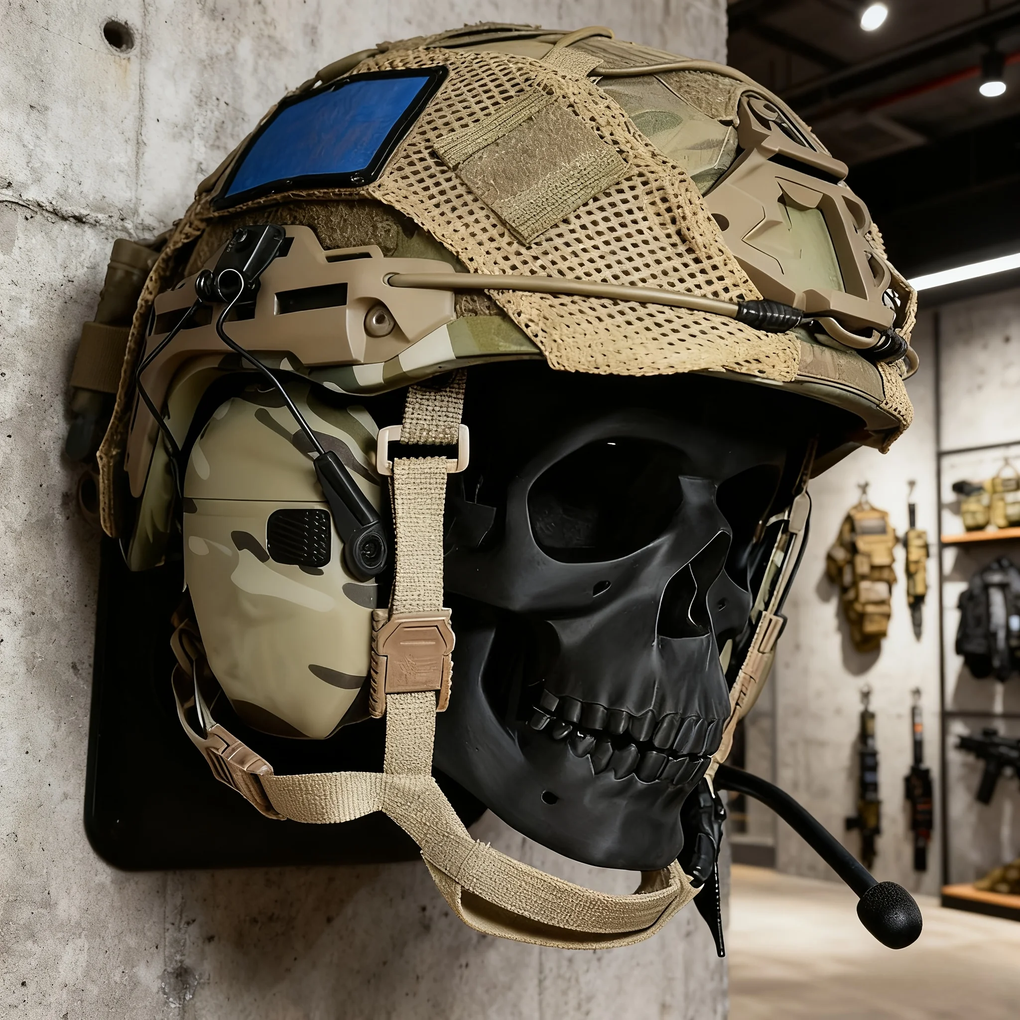 Duurzaam 3D-schedelhelm-displa - Motorcycle Gear Display Rack recensie en prijs