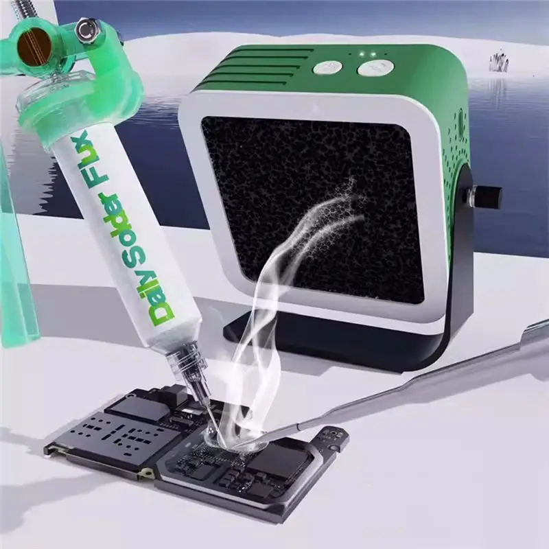 Solid Aiolos Fan Smoke Extractor Cooling Fan With Lighting Function For Mobile Phone Motherboard Welding Repair Cooling Fan