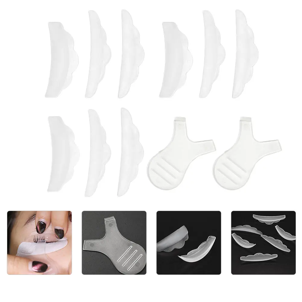 

1 set 1 Set Silicone Eyelash Extension Pad Kit Makeup Prop Grafting Tool Salon Home Use False Lash Aid Pads Lash Lift Props