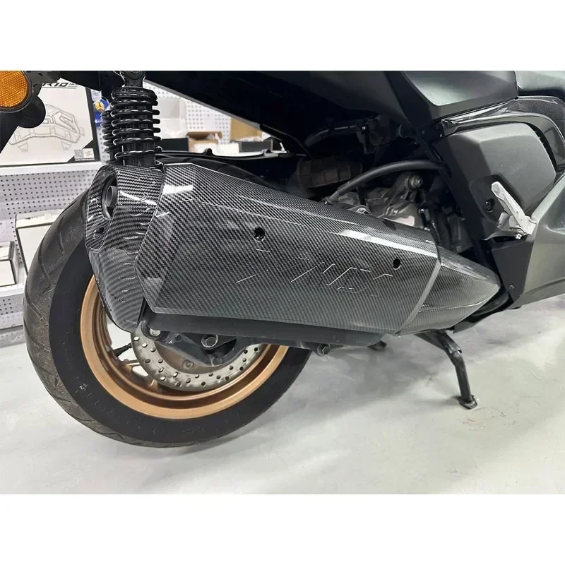 For Yamaha X MAX XMAX 300 XMAX300 2017-2024 Accessories Muffler Exhaust Pipe Protection Cover Heat Shield Anti Scalding Guard