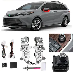 Auto rearview mirror folding system For Toyota Sienna 2021-2026+ Electric rearview mirror, Key-controlled auto-folding mirrors