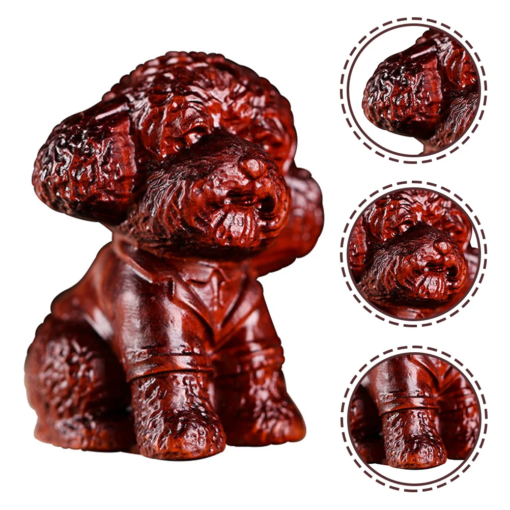 

Wooden Dog Pendant Fine Workmanship Bright Color DIY Bracelet Pendants DIY Wood Dog Pendant Wood Charm Keychain Charms