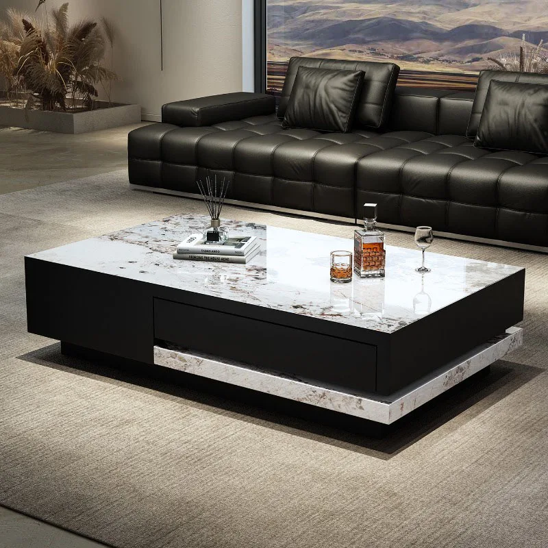Rectangle Decoration Coffee Table Accent Design Save Space Beauty Party Creative Side Table Universal Meubles Room Decorations