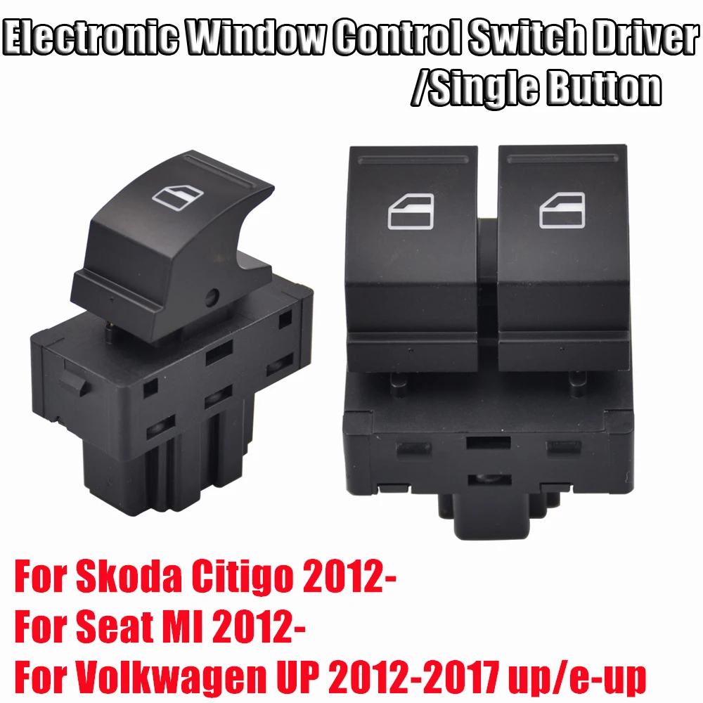 1SB959857 1SB959855 Drive Side For Volkwagen VW up E-up Skoda Citigo Seat Mii 2012 2013 Power Window Master Switch Button