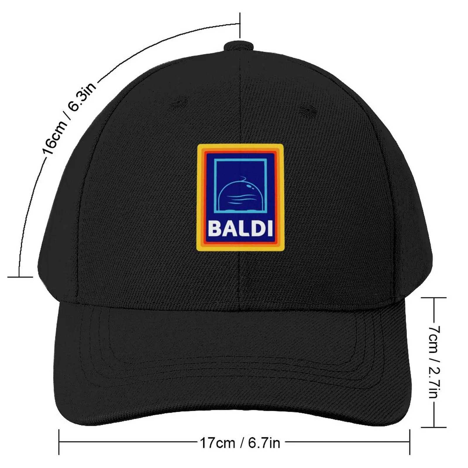 Baldi - Bald head Aldi Logo Baseball Cap Mountaineering Hat Man Luxury Mens Women's