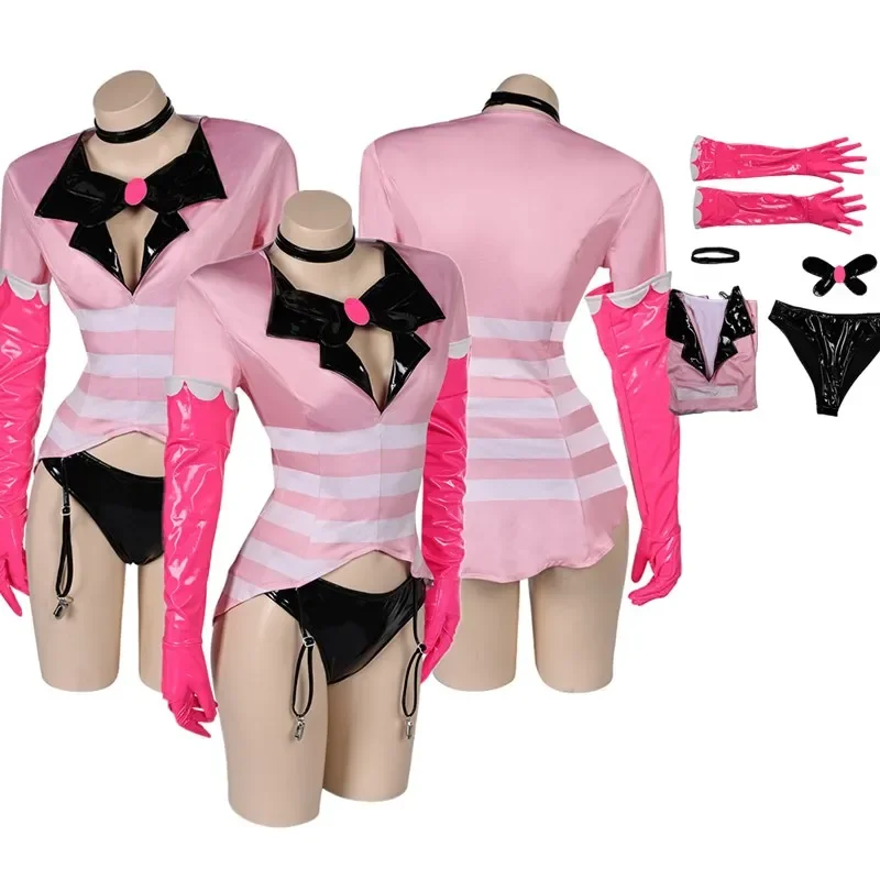 Costume cosplay Angel Cos Dust Anime Fantasia Donne adulte Lingerie Guanti Abiti con archetto da collo Vestito da festa di carnevale di Halloween