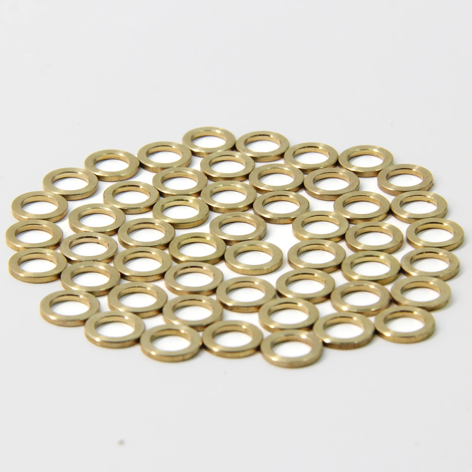 Befenybay 50pcs/pack Mini V Wheel Precision Shims 5x8x1mm Brass Flat Gasket Spacer for Mini V-Wheel Kit 3D printer parts