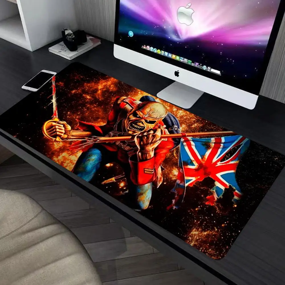 

Cool I-I-Iron M-Maiden Mousepad Large Gaming Mouse Pad LockEdge Thickened Computer Keyboard Table Desk Mat