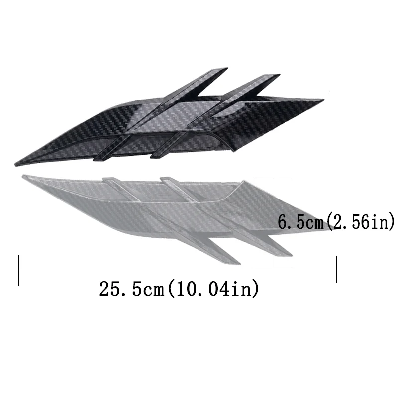 2PCS Auto Headlight Eyebrow Universal Car Lamp Cover Sticker Self-Adhesive Stripe Decal Decoration for Cars Bodys