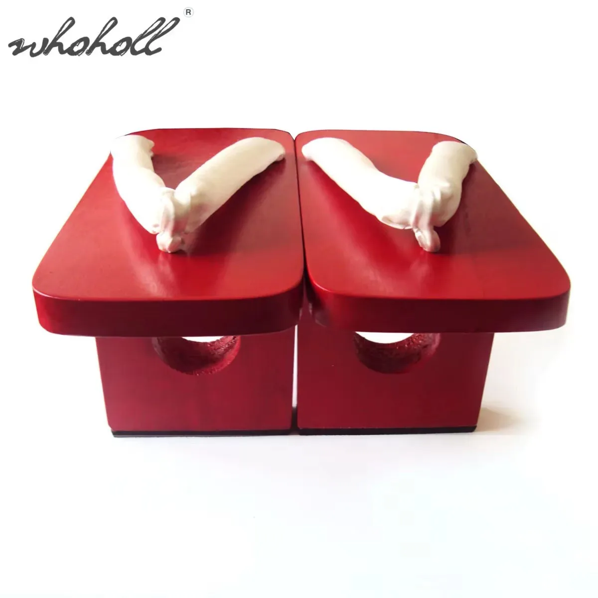 New Wooden Slippers Cos Flip-flops Sandals Clogs Slippers Men's And Women's Japanese Geta High Geisha One Tooth Customized