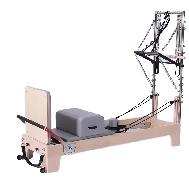 XdsDeren Pilates EquipmentHot Selling Supplie Price Fitness Studio Equipment Wooden Half Tower