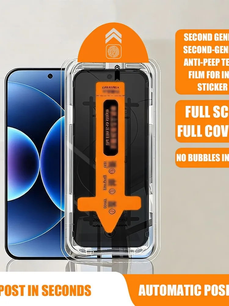 1-4 Stück Vollflächiger Anti-Spy Displayschutz aus gehärtetem Glas für Xiaomi Redmi Note 14 5G 15C 13 Pro 12 11 10 14C 13C 10 9 8 7 A3