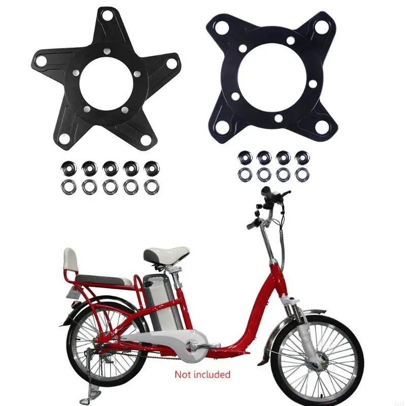 

J2HE Bafang Ebike Electric BBS01 BBS02 Motor Chain Ring Adapter 104BCD 130BCD for MTB Electric