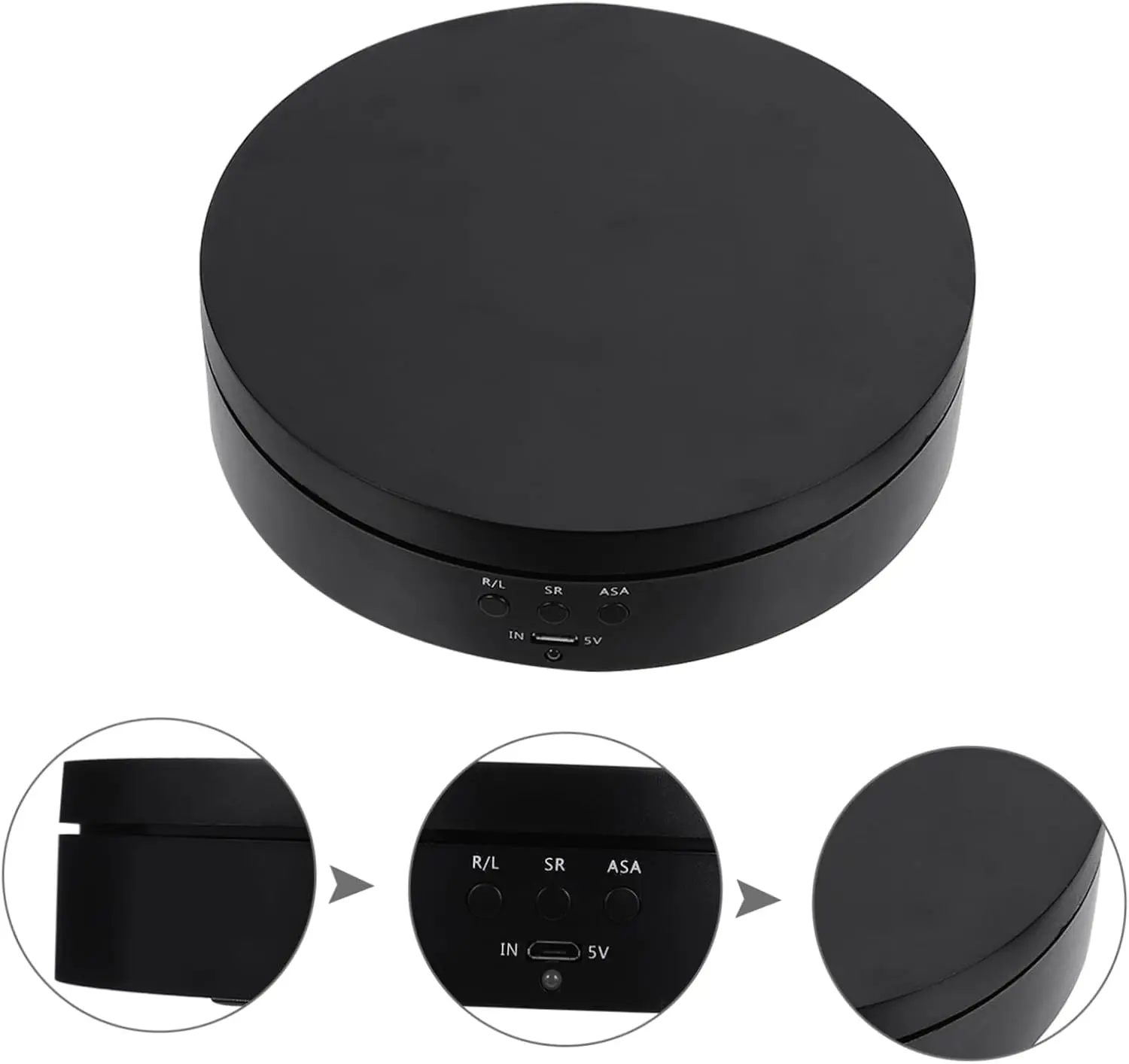 

1 шт., вращающаяся стойка для ювелирных изделий, электрическая подставка для поворотного стола для часов, ожерелья, браслетов, универсальный органайзер для ювелирных изделий