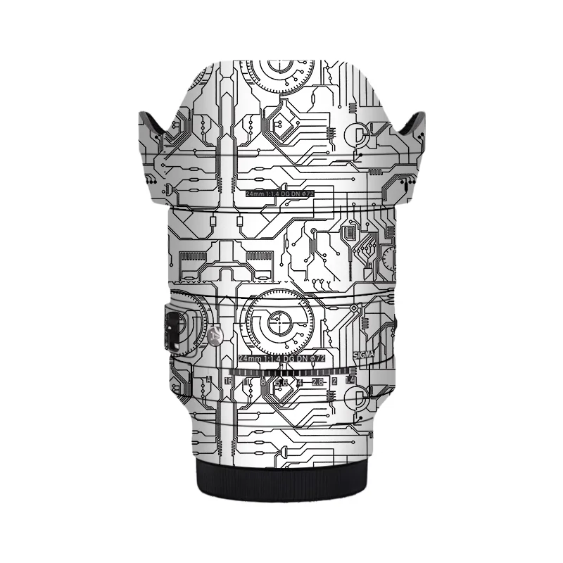 Untuk Sigma 24 1.4 DG HSM Art Decal Skin Vinyl Wrap Film lensa pelindung stiker mantel 24mm F1.4 DN DG Sony E Mount