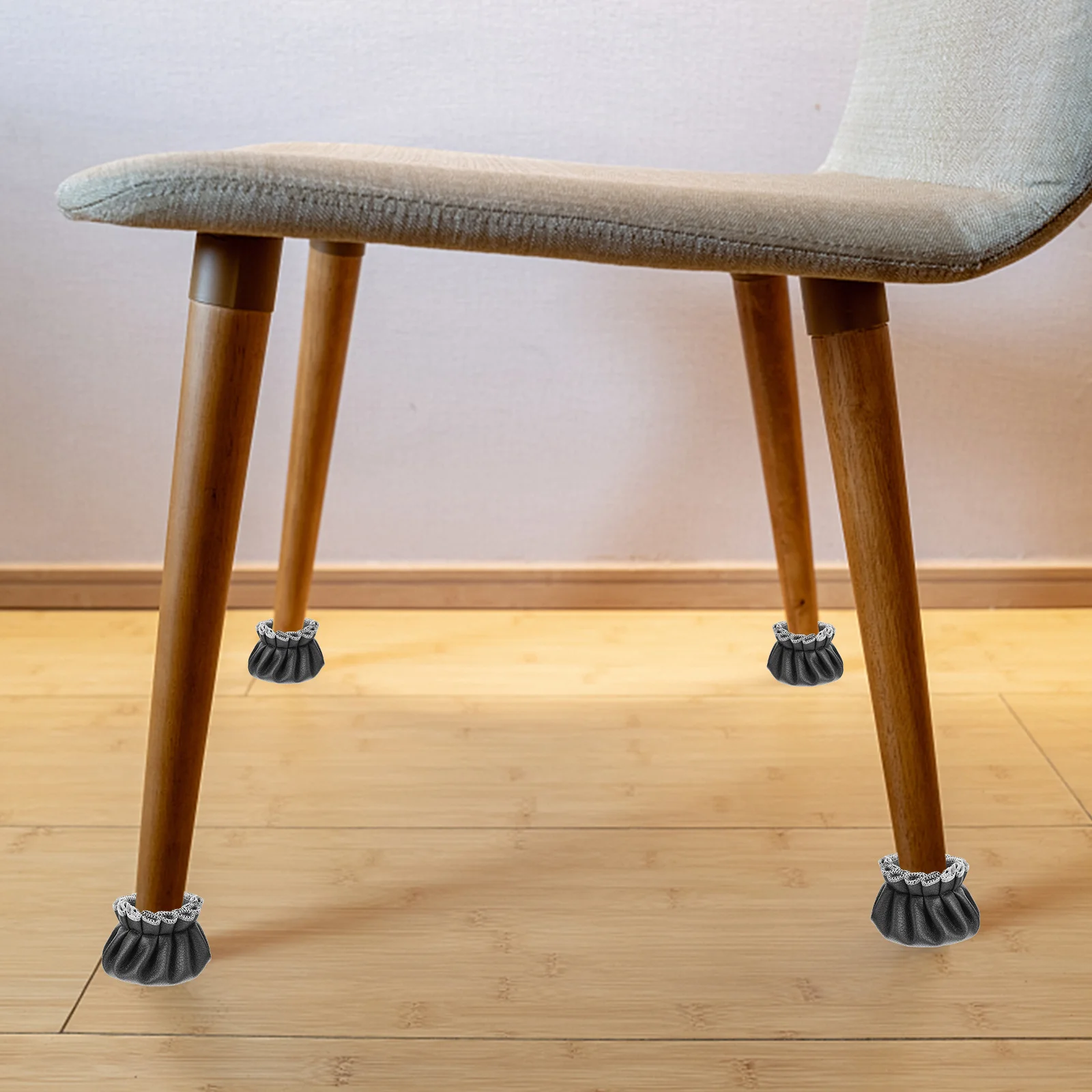 

4pcs Piano Pedal Cover Chair Leg Protectors Floor Protectors For Furniture Legs Pu Material Splashproof Dirtproof Easy