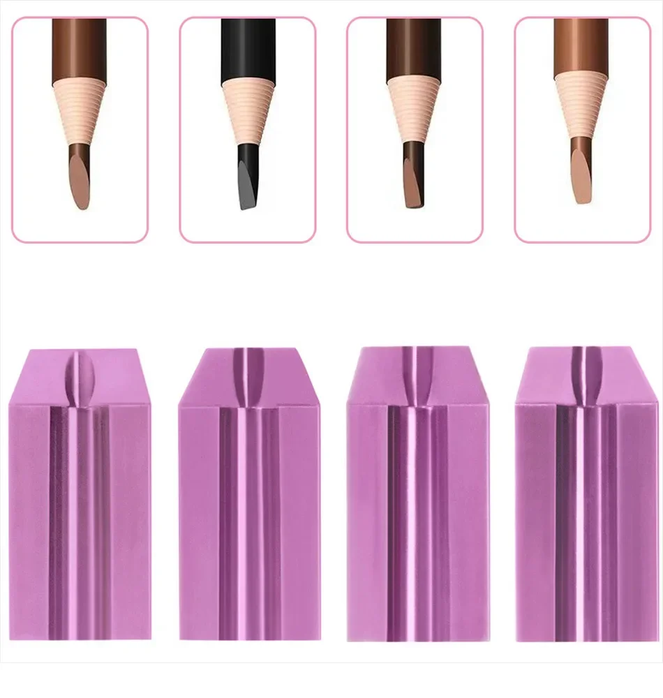 Microblading Eyebrow Pencil Sharpener Eyebrow Pencil Sharpening Tip Thin Tool for Semi-Permanent Eyebrow Makeup Profiler Pen