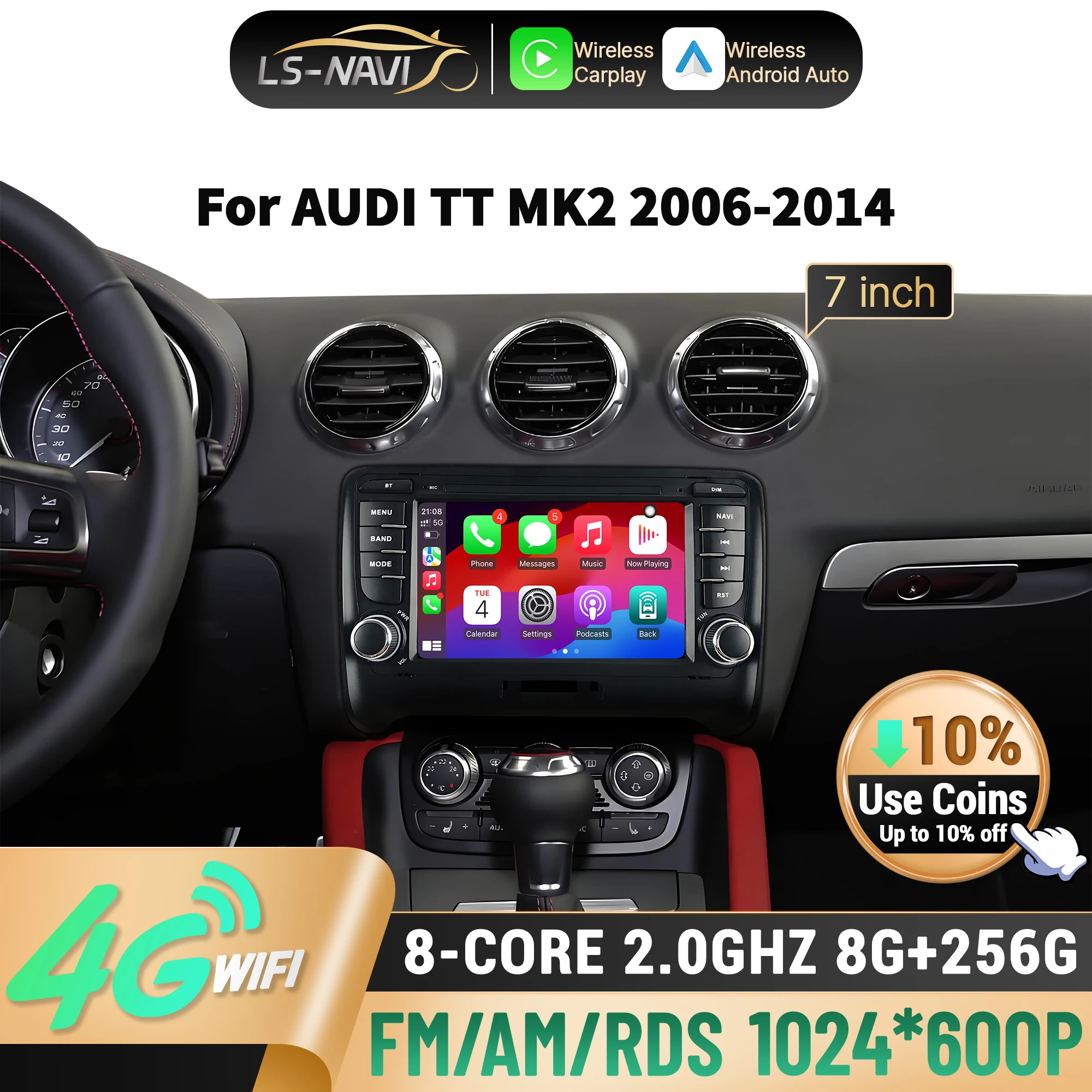 7 Inch Car Radio Fo… - image