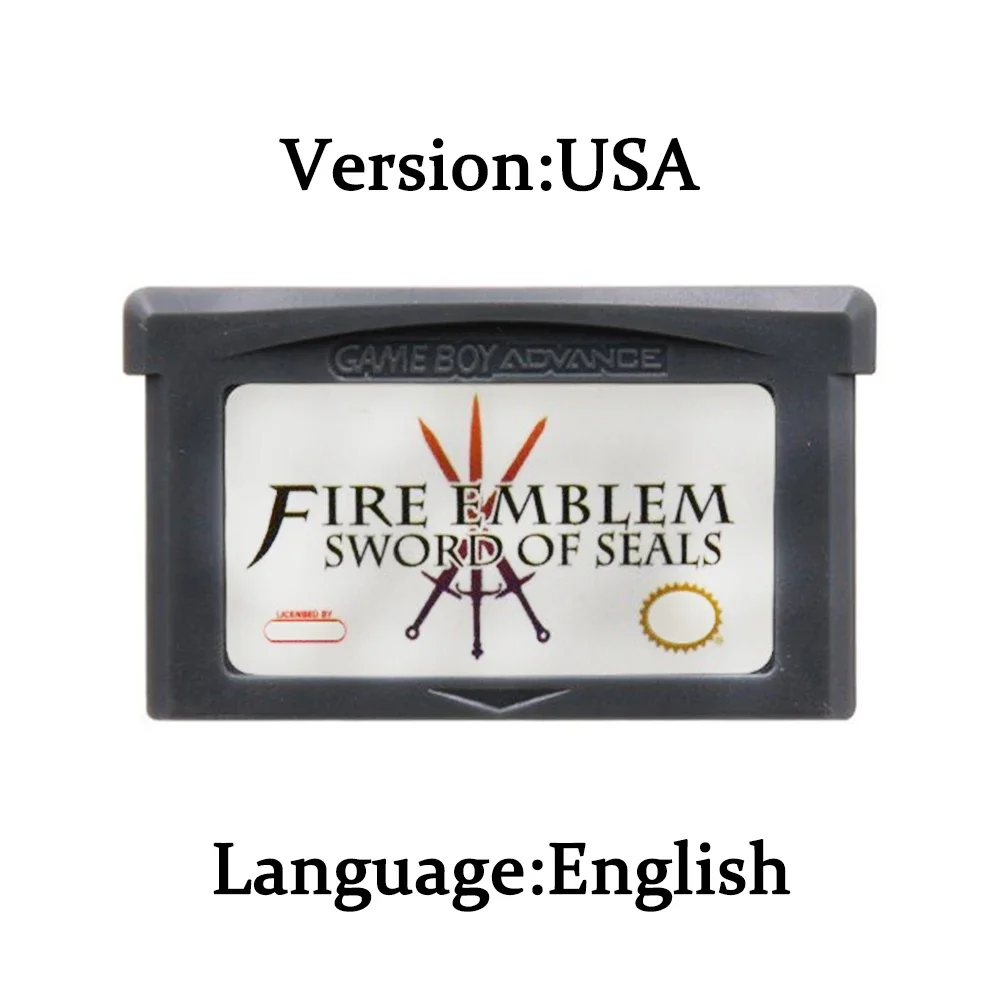 GBA Game Cartridge Fire Emblem Series 32-Bit-Videospielkonsolenkarte The Sacred Stones Sword of Seals Binding Blade für GBA NDS – Detail 7