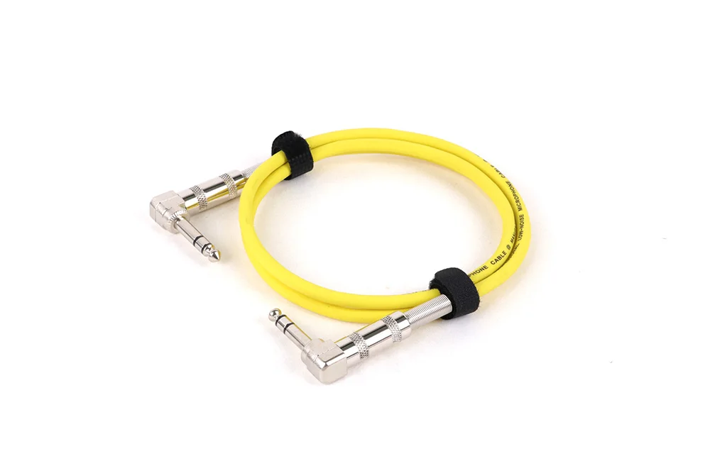 6,35 mm Mono/Stereo-Audio, symmetrisches TS/TRS 1/4 Winkel-zu-Winkel-Lautsprecher-Verstärkerkabel für Gitarrentastatur ‎ Zweikanaliges Kabel 1 Stück – Detail 13