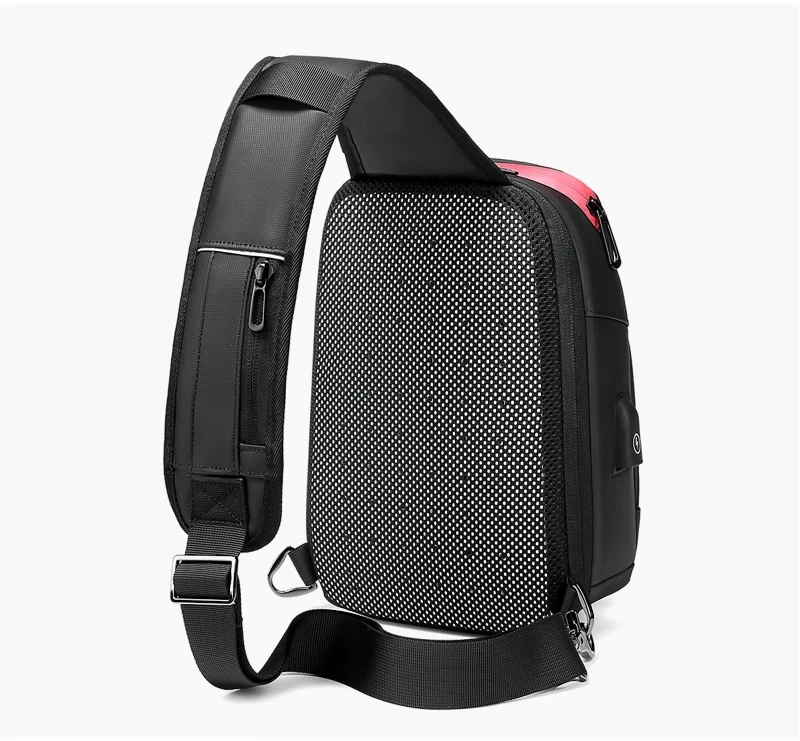 Bolso de pecho para hombre, bandoleras para hombre, bolsos de mensajero impermeables, bolso de hombro tipo bandolera con