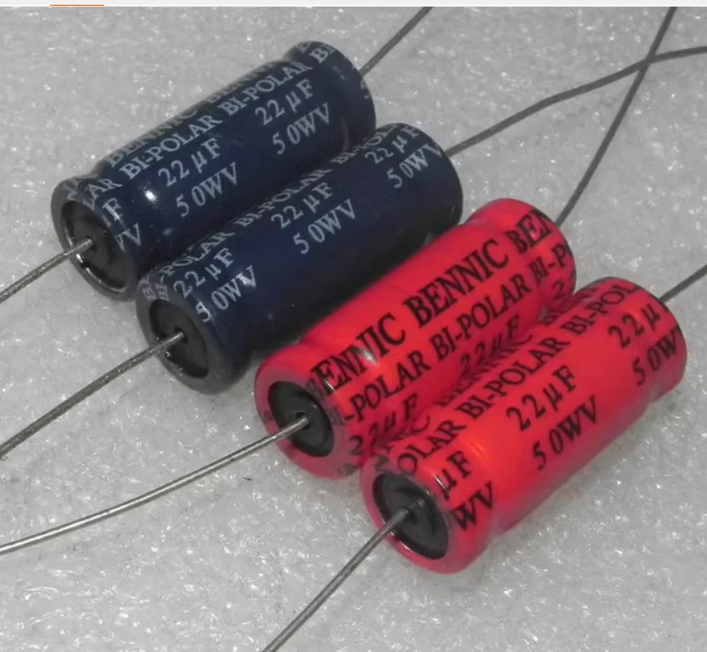 5PCS/LOT BENNIC axial 50V1UF-500UF 50WV BP car audio divider electrodeless electrolytic capacitor
