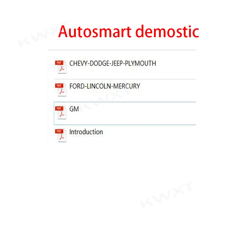 Repair Manual AutoSmart Tool for European Domestic Cars Trucks Updated Model Information Service for Transponders Lock smith